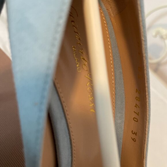 Gianvito Rossi 105mm suede pumps size 39 NEW - Picture 14 of 16